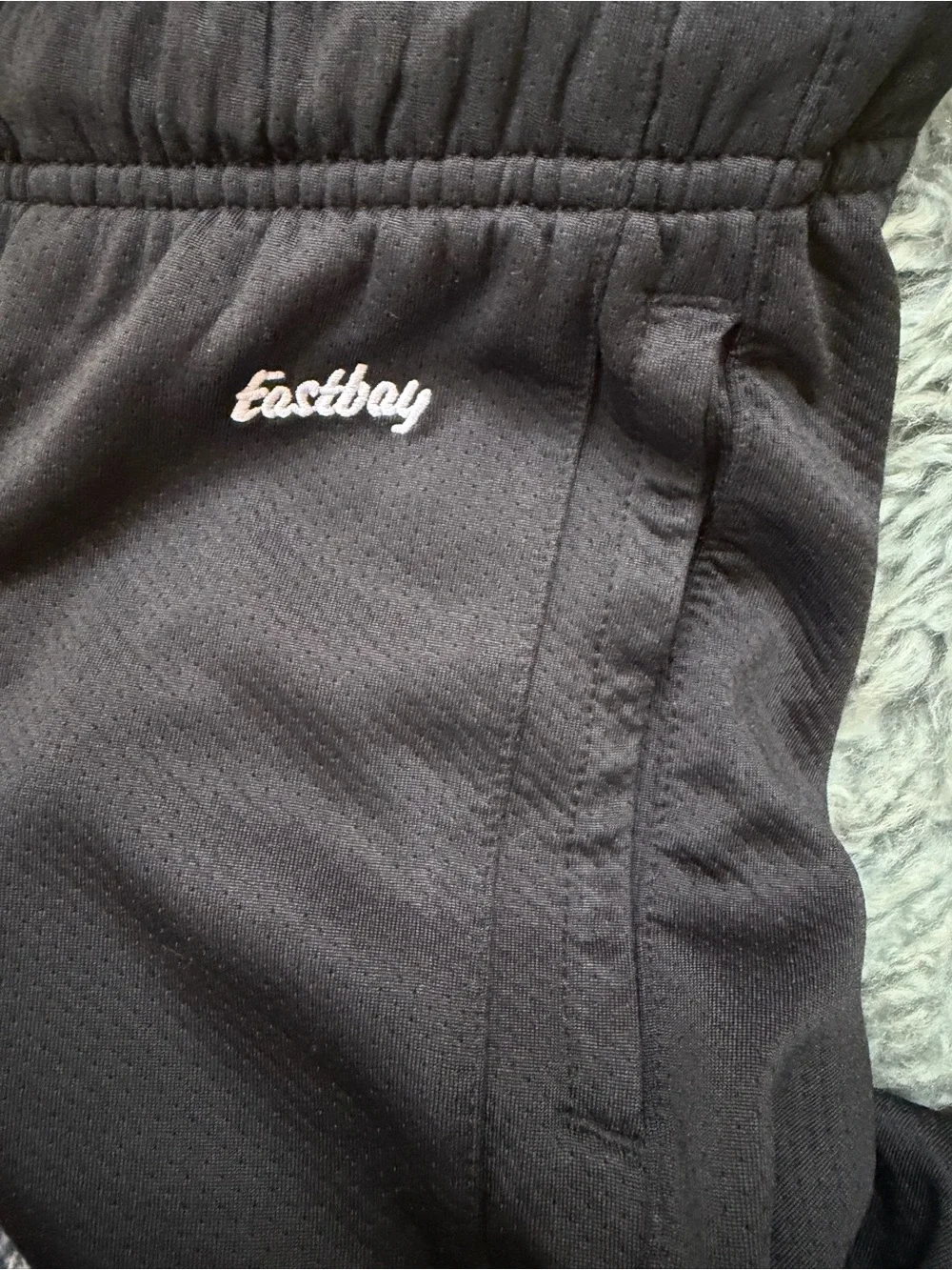 Men's Black Performance Joggers with Elastic Waist